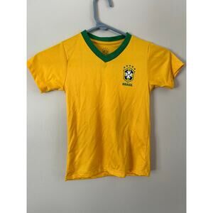 Brazil Fan Kids Soccer Jersey – Non-Official Brasil CBF Shirt, Youth